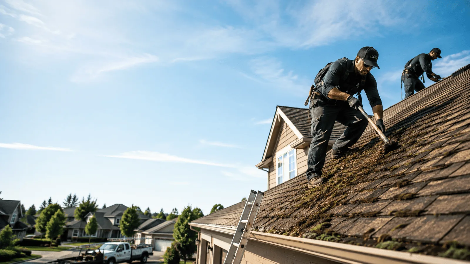 Roof Moss Removal in Birch Run, MI near me